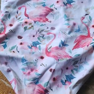 Girls Flamingo bathing suit